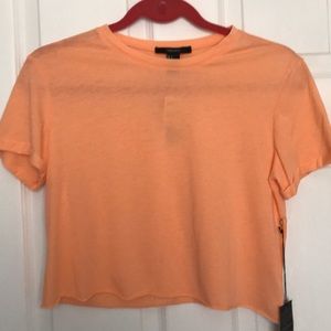 Creamsicle crop top